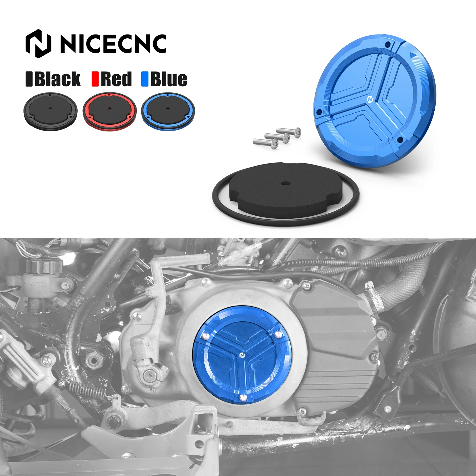 

Вставка крышки сцепления для Banshee 350 NICECNC для Yamaha Banshee 350 1987-2006, защита крышки двигателя мотоцикла 4L0-15431-01-00