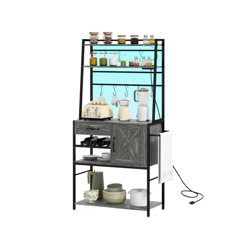 Półki kuchenne do organizacji domu i spiżarni, regulowana konstrukcja zapewniająca efektywną wykorzystanie przestrzeni, idealne do kuchni