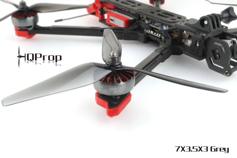 HQProp 7x3.5x3 7 Zoll 3-Blatt-PC-Propeller CW CCW 5mm Welle für Langstrecken-Cinelifter-FPV-Drohne