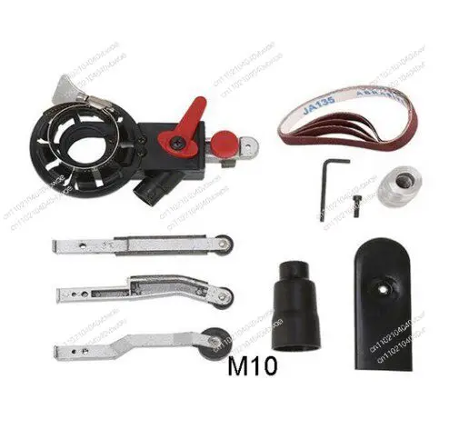 Electric Angle Grinder with M14 Sanding Belt Header Cover Woodworking Mini Sander