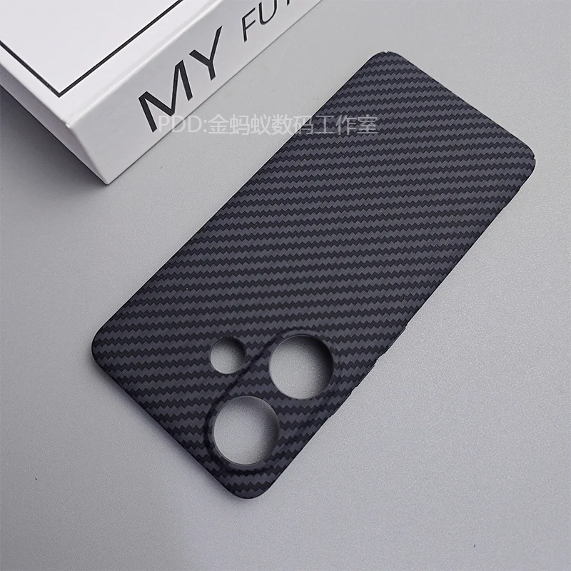 Carbon Fiber Case For Xiaomi POCO F6 PC Texture Pattern Matte Hard Cover For POCO F6 Redmi Turbo3 Slim Ultra Thin Shockproof
