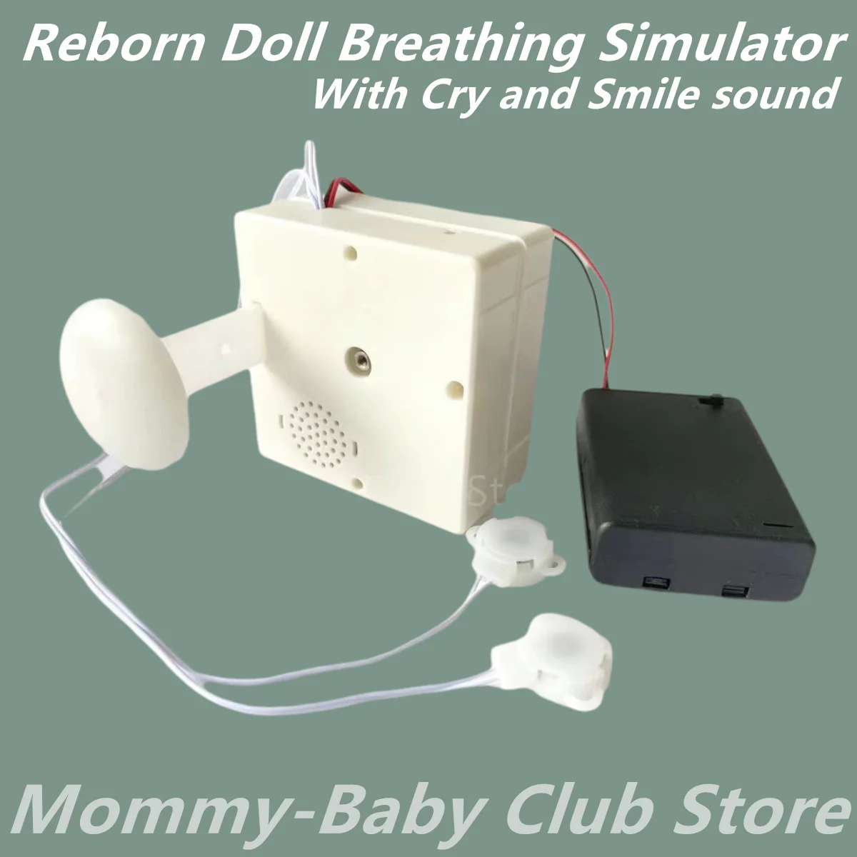 Reborn Baby Doll Breathing Simulator Heart Beating With Cry Sound for Newborn Gift Pulsing Device Lifelike Baby Doll Accessories