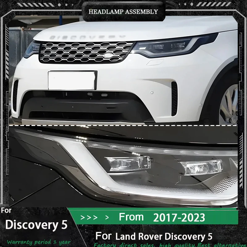 

Автомобильные аксессуары для фар Land Rover Discovery 2017-2023, фары Discovery 5, LR5 DRL, указатель поворота, проектор дальнего света