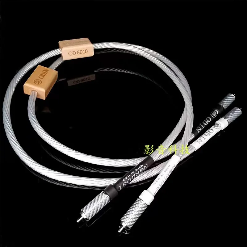 High-end new style Nordost ODIN 2 fever audio  RCA signal cable double lotus sterling silver audio cable CD amplifier tube cable