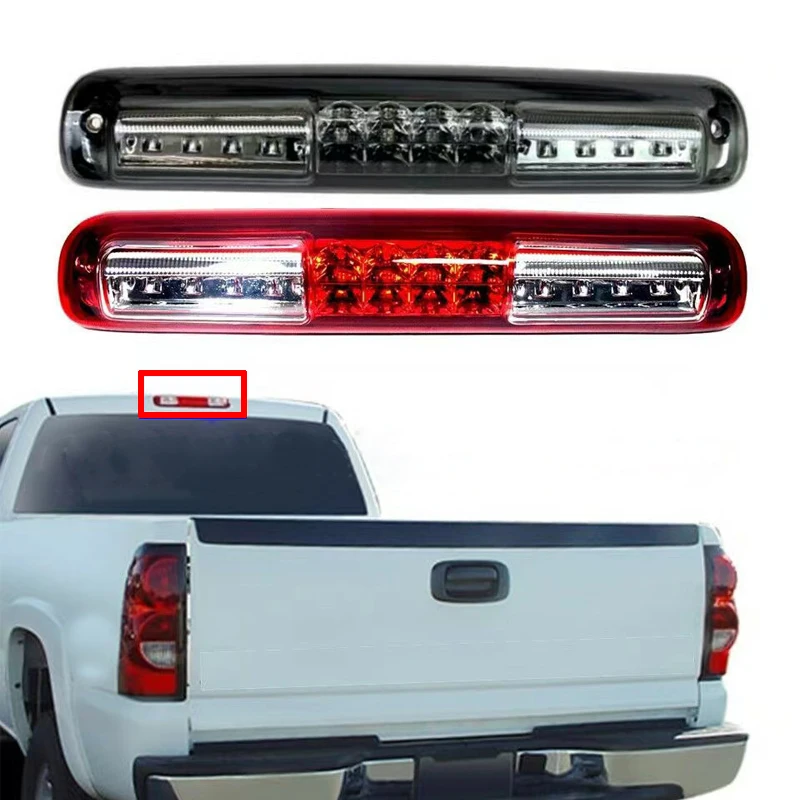 

For Chevy Silverado 1999-2006 GMC Sierra 3RD LED Tail Brake Cargo Light Led 3rd Third Brake Rear Roof Stop Light Bar