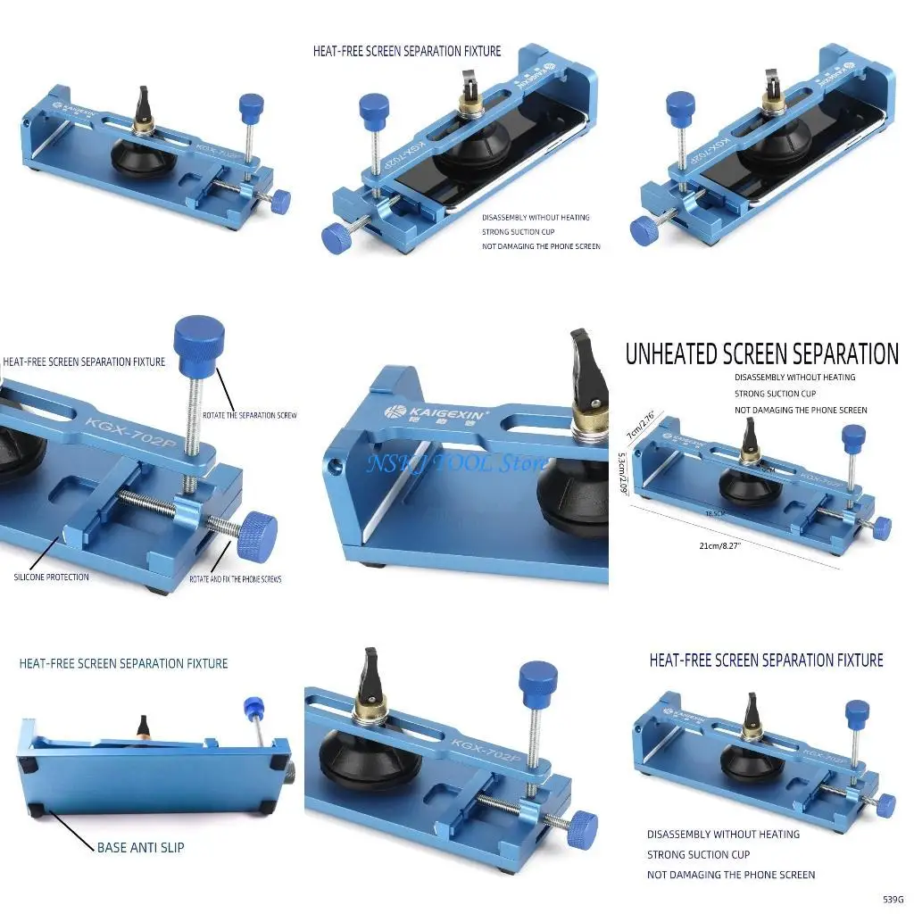 

L8RC Aluminum Alloy Clamp for Mobile Screen Separation LCD Splitter Not Need Heat Phone Repair Tool