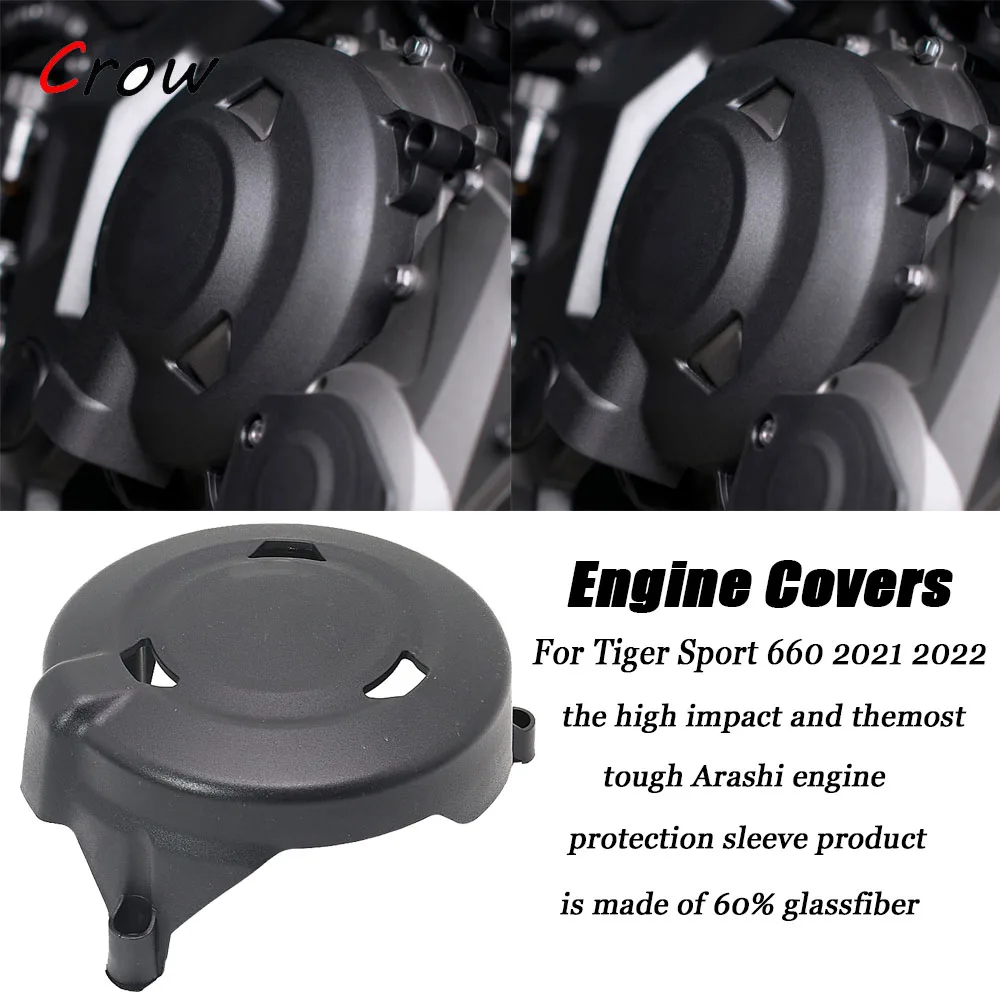 

NEW Engine Covers Protectors For Tiger Sport 660 Sport660 2021 2022 Motorcycles Accessories Engine Guard Protection Case Cover