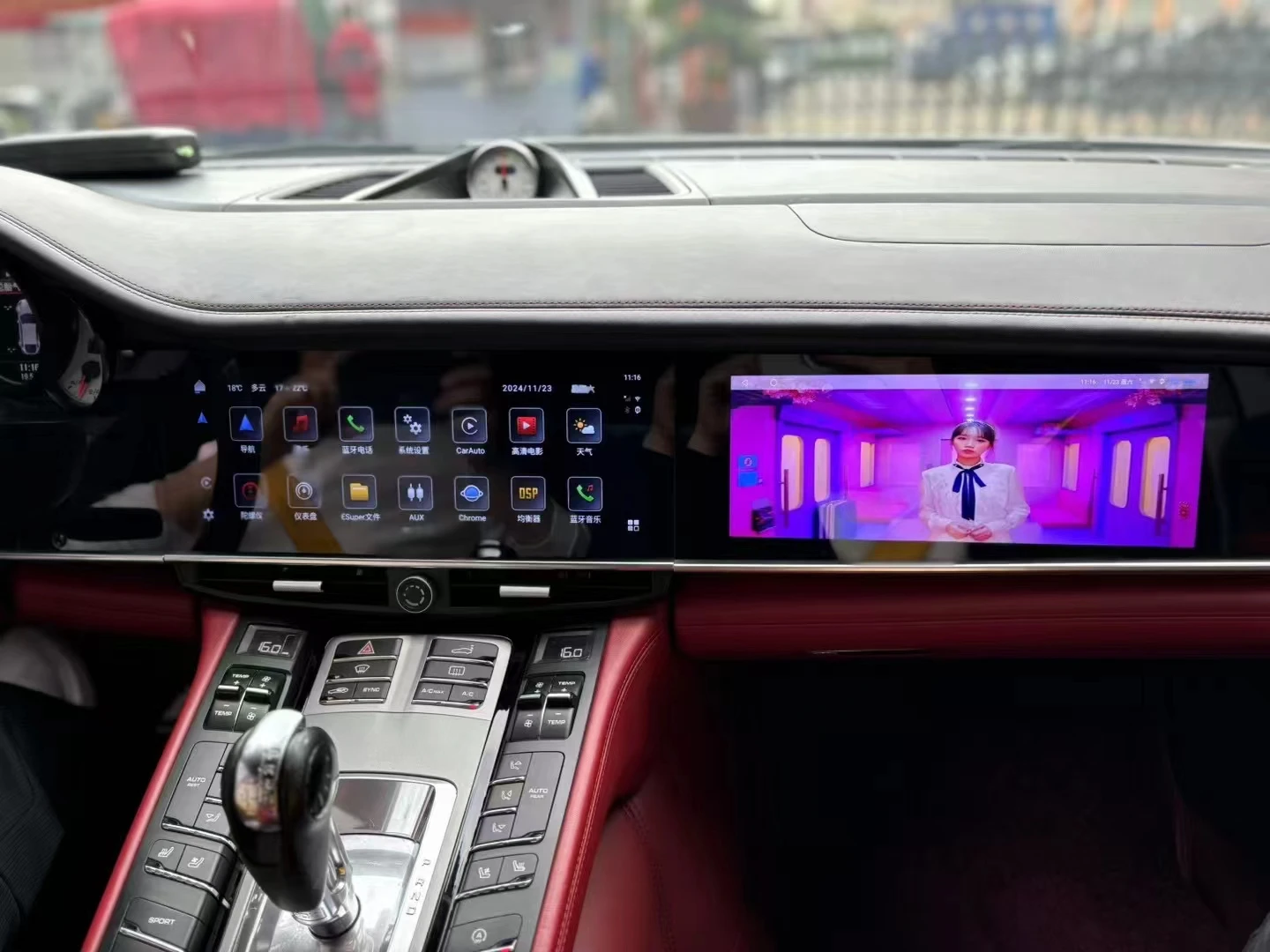 Multimedia GPS Navi For Porsche Panamera 970 2010-2016 Dual Screen Carplay 12.3inch+10.9inch Upgraded Interactive Android Player
