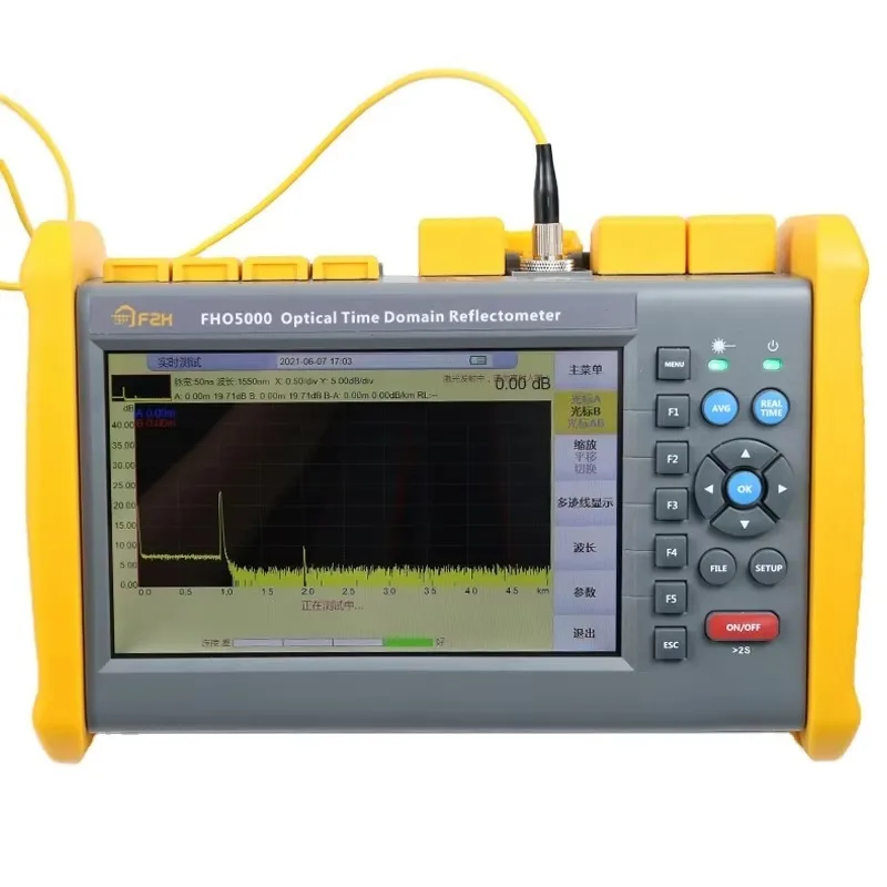 Fiber Optical OTDR Tester FHO5000 OTDR with Event Map 1310/1550nm T40 T43 OTDR