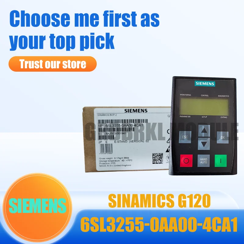 

New Original SIEMENS 6SL3255-0AA00-4CA1 6SL3255-0AA00-5AA0 6SL3255-0AA00-4JA2 Operator Panel