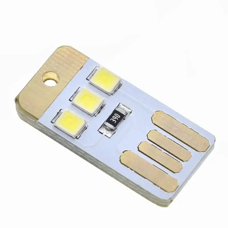 5pcs LED Mini USB Night Light / Power Bank Light – Ultra-Compact & Slim LED Camping Light