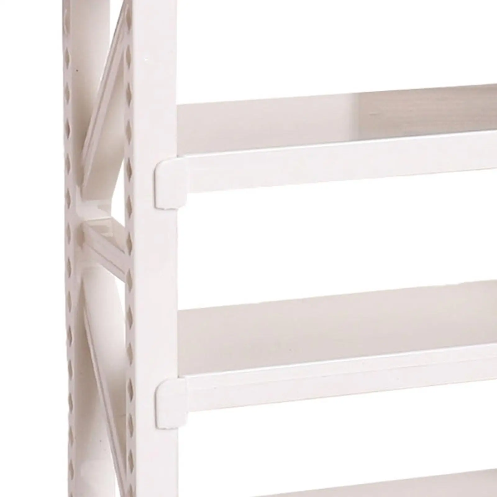 رف تخزين مصغر لبيت الدمى، خزانة كتب واقعية، رف تخزين متعدد الوظائف مكون من 4 طبقات لدراما المناظر الطبيعية الصغيرة #5