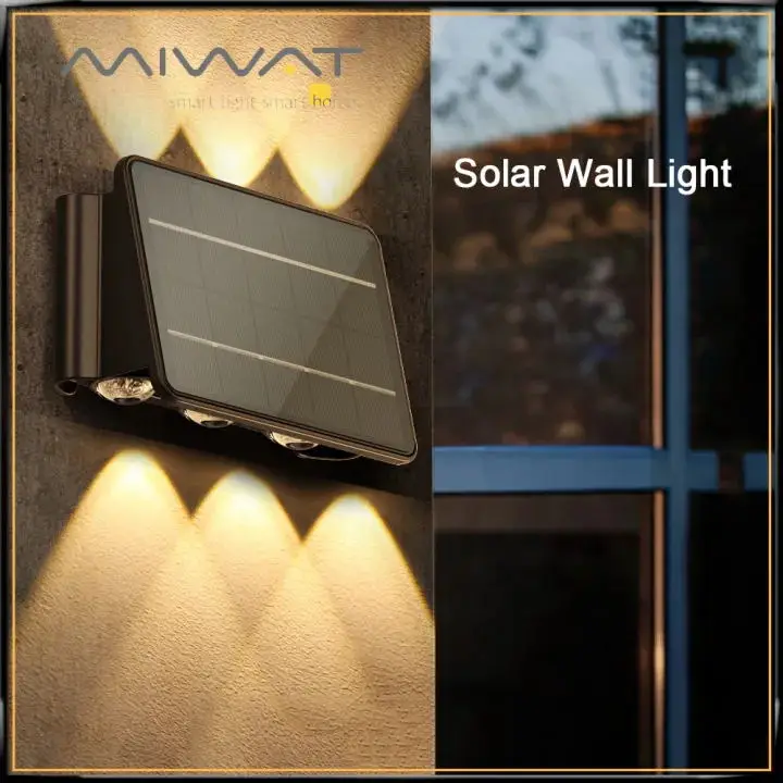 

Solar Outdoor Light Waterproof Up Down Luminous Garden Light Outdoor Solar Street Lights Decoration Stairs Fence Corridor Solar