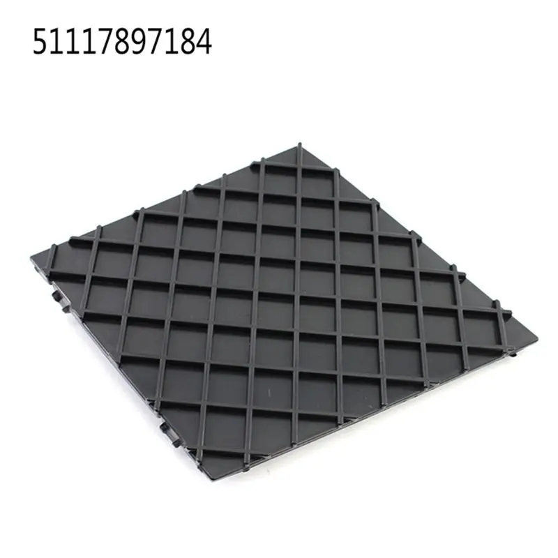 #44B Car Front Bumper Lower Mesh Grill Plate Trim Cover for E60 E61,51117897184,(Black)