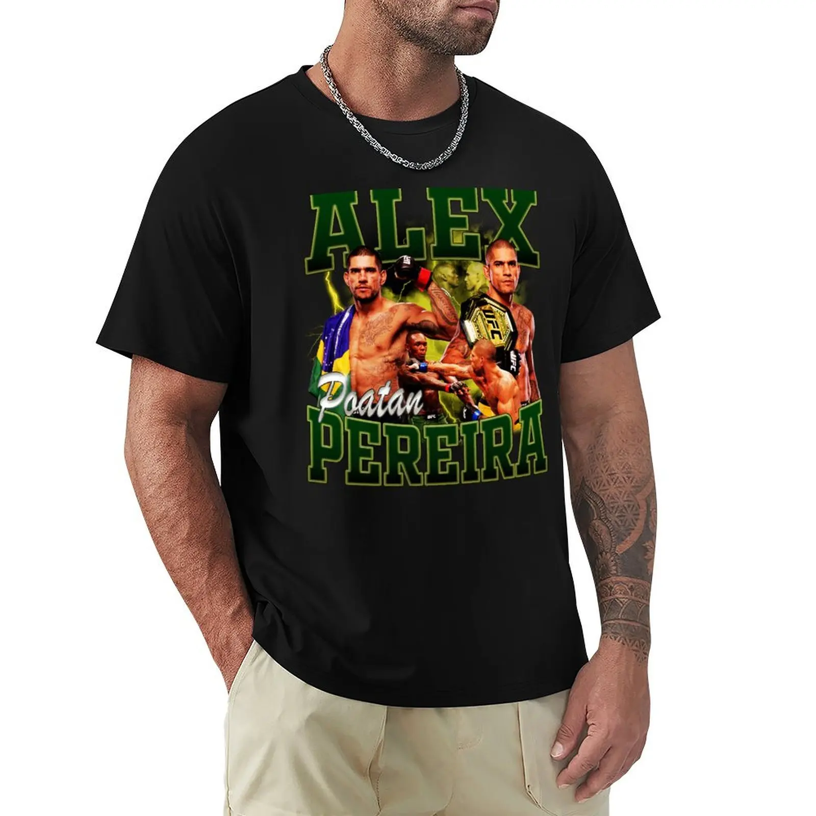 Alex Pereira Bootleg T-Shirt Holiday All Match T-Shirt