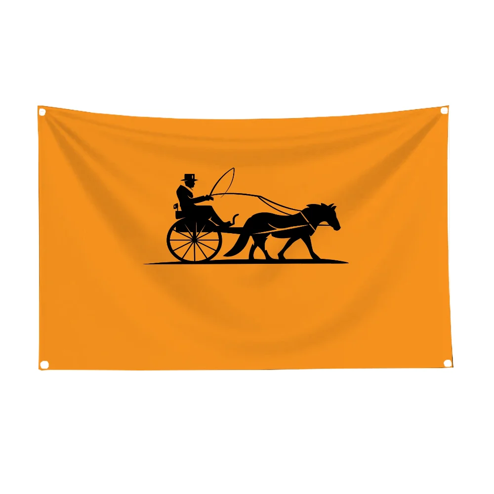 Laumans Luxury brand patterned carriage flag banner