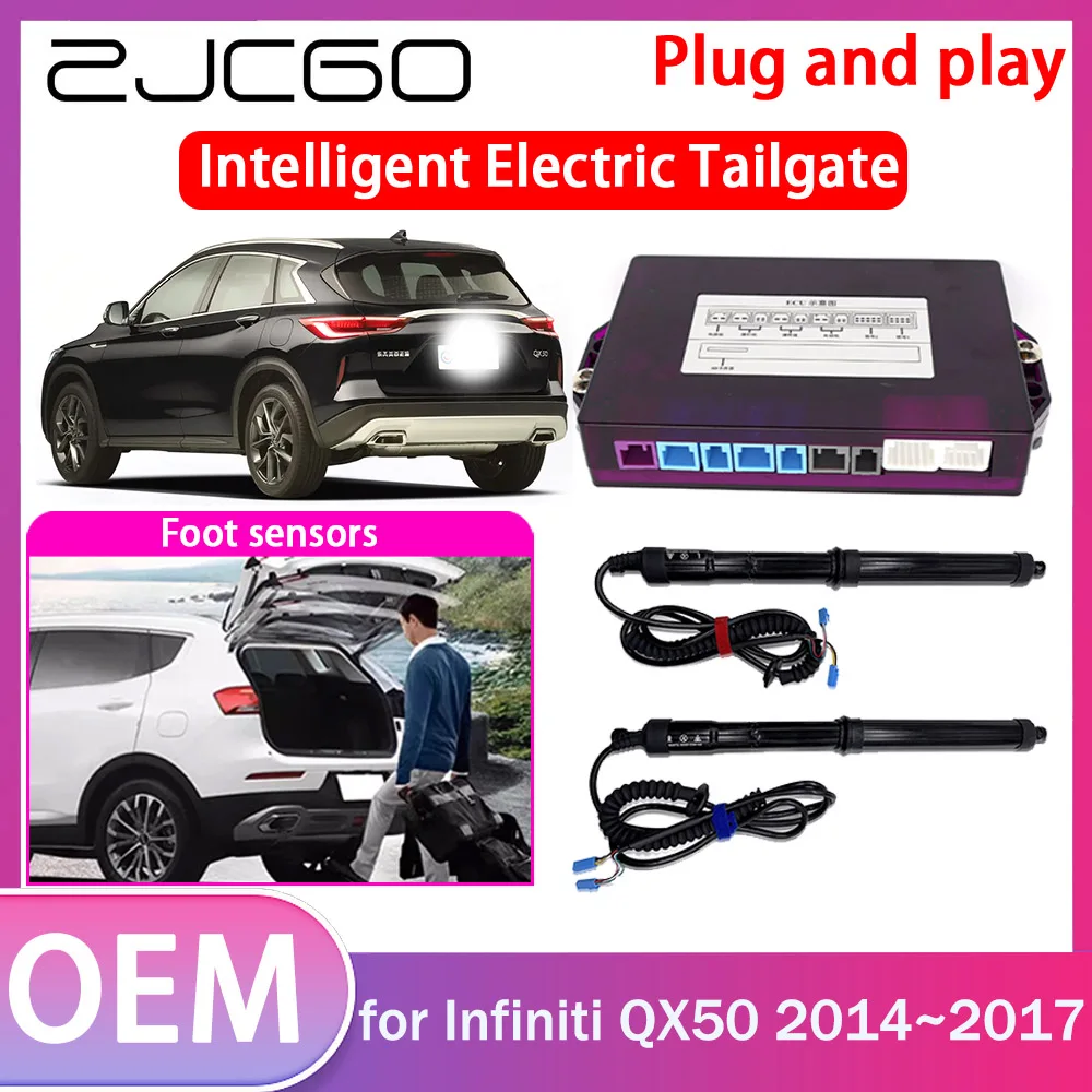 

ZJCGO Electric Tailgate Lift Drive Trunk Opening Tail Gate Lift Soft Close for Infiniti QX50 2014 2015 2016 2017