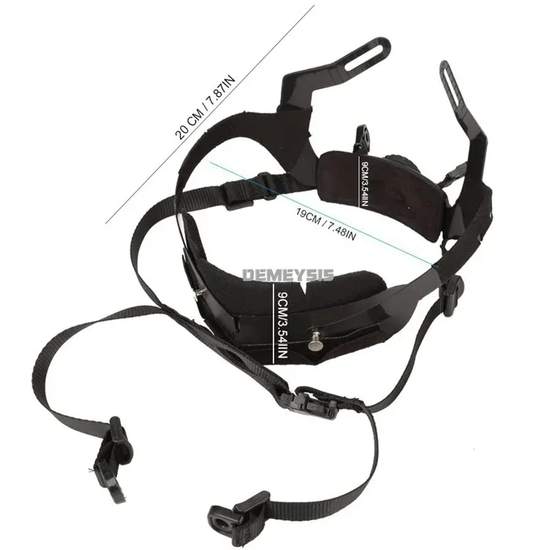 Tactical Fast Helmet Adjustable Strap Hunting Wargame Helmet Inner Locking Strap System Sports Helmets Accessories