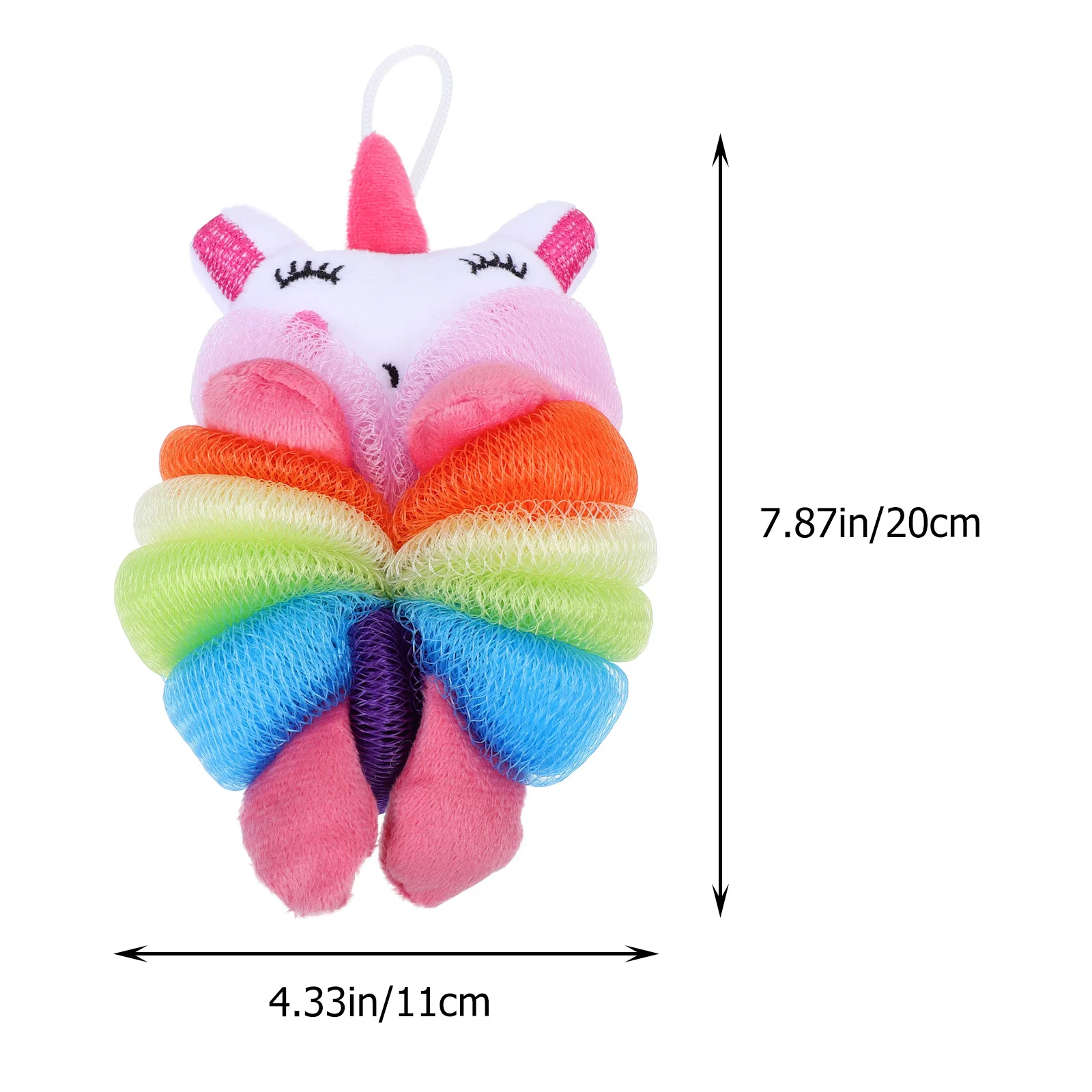 كرات استحمام على شكل حيوانات كرتونية للأطفال، شبكة استحمام، حبل معلق، فقاعة سميكة ناعمة، زهور حمام رغوية، غسيل الجسم