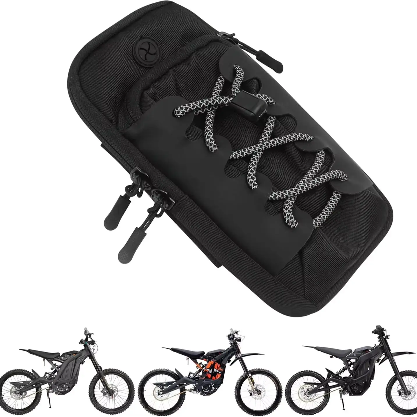AliExpress NONE Motorcycle Front Battery Frame Cover Storage Bag for Electric Dirt BikesBike Frame Storage Bag