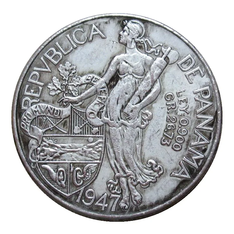 1931-1947 Panama Old Coins and Silver Coins Antique Crafts Collection Antique Coins Decorative Souvenirs Holiday Gifts