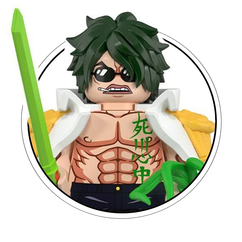 wm6189 Neues Modell Luffy Zoro Nami Sanji Chopper Bausteine Mini-Actionfiguren Zubehör Halloween Weihnachtsgeschenk