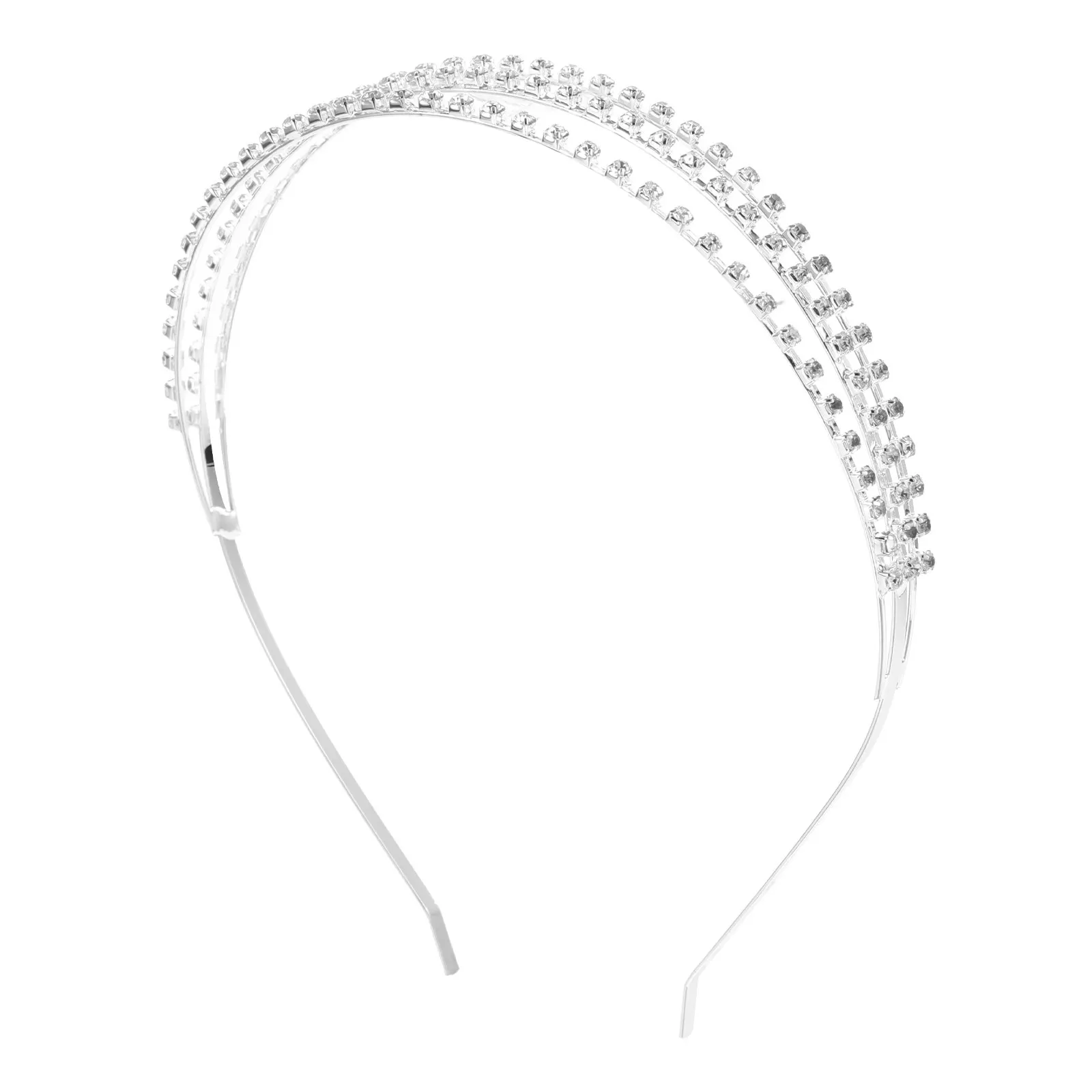 

1 шт. Легкая повязка для волос со стразами, свадебная повязка для невесты, украшение для волос для вечеринок, выпускных, танцев, женский головной убор