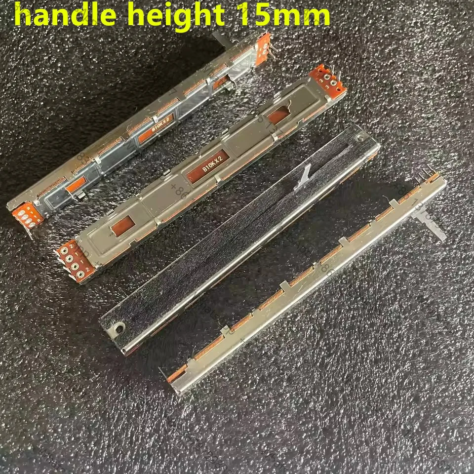 10pcs 128mm SC1009N B10K B103 Straight Slide Potentiometer for Soundcraft LIVE4 Series / Mixer dual channel B10KX2 Link Fader
