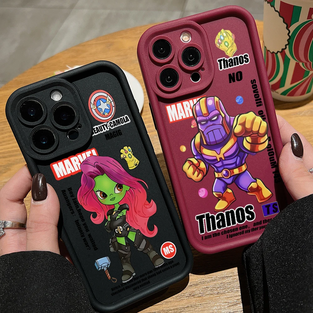 Cartoon Thanos Gamora Phone Case for OnePlus Nord CE 4 Ace 3 NordCE 2 2V Lite 8T 4G 5G Soft Shockproof Cover Capa Funda