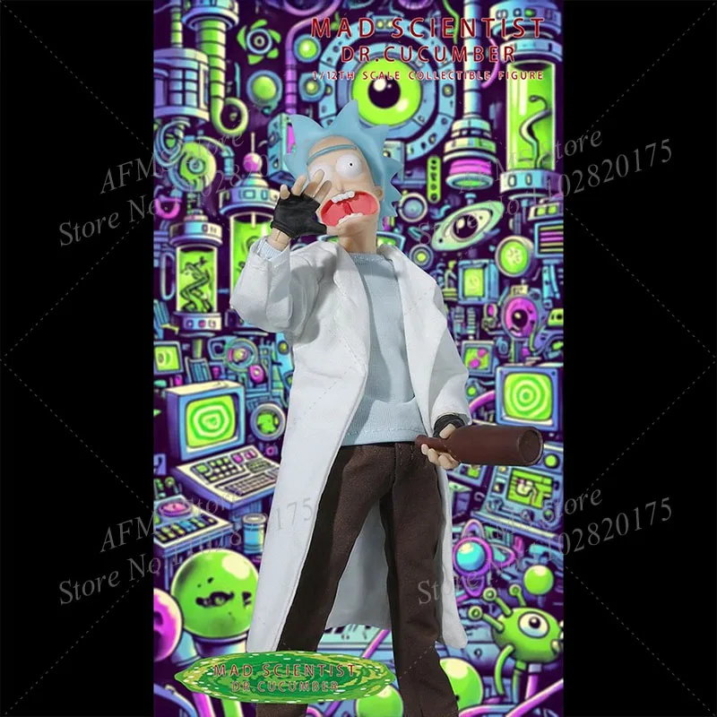 Joy Man Toys JMToys JM006 1/12 Scale Collectible Figure Mad Scientist Dr. Cucumber Full Set 6Inch Men Soldier Action Figure Bod