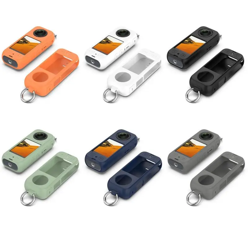 Silicone Case Cover For Insta 360 X4 X3 Carry Smart Action Camera TPU Protective Bumper Insta360 Protector Shell Accessories