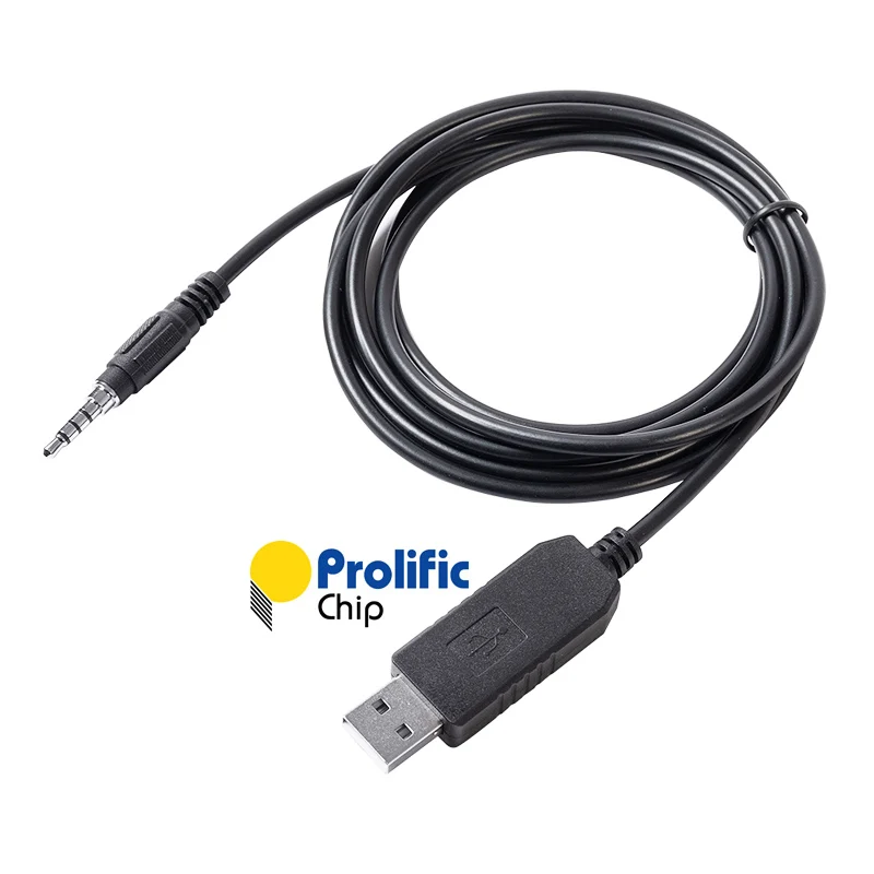 CT-91 Kabel USB do programowania Prolific USB do 3,5 mm 4P do radiotelefonów Yaesu FT-60 FT-60R FT-60E FT-70D/DE/DR VX-6E VX-6R VX-7E VX-7R