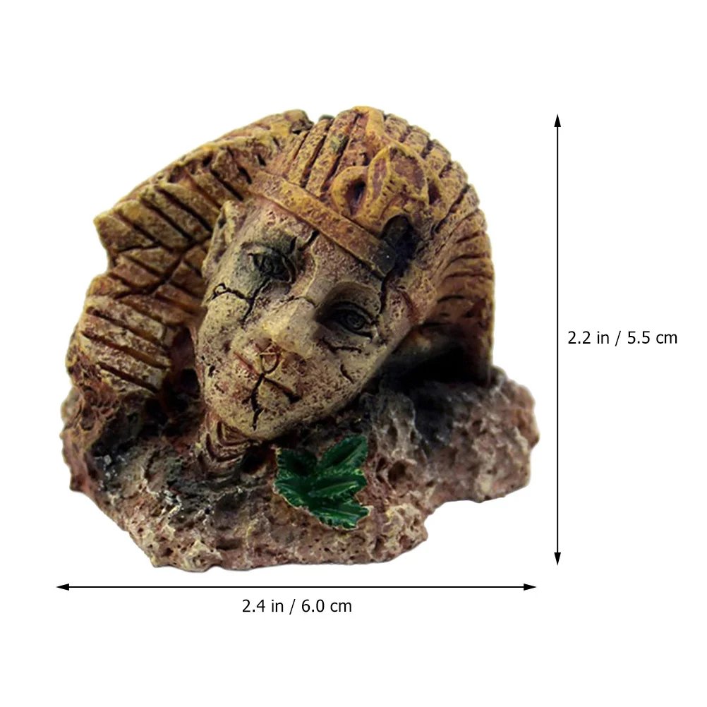 

Sphinx Aquarium Ornament Resin Fish Tank Decoration Statue Fish Tank Landscape Decor Desktop Aquarium Ornament