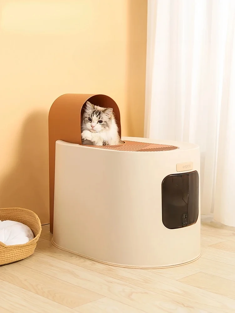 Cat Litter Box Closed Cat Toilet Deodorant Cat Products Sandbox Pet Products Kitty Litter