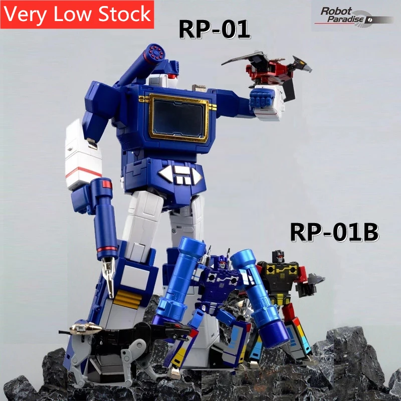 New Transformation Fans Toys FT-02 RP01 Soundwave RP-01B FT-02B Tape Frenzy Laser Bird RP-01 FT02 RP01B Action Figure in stock