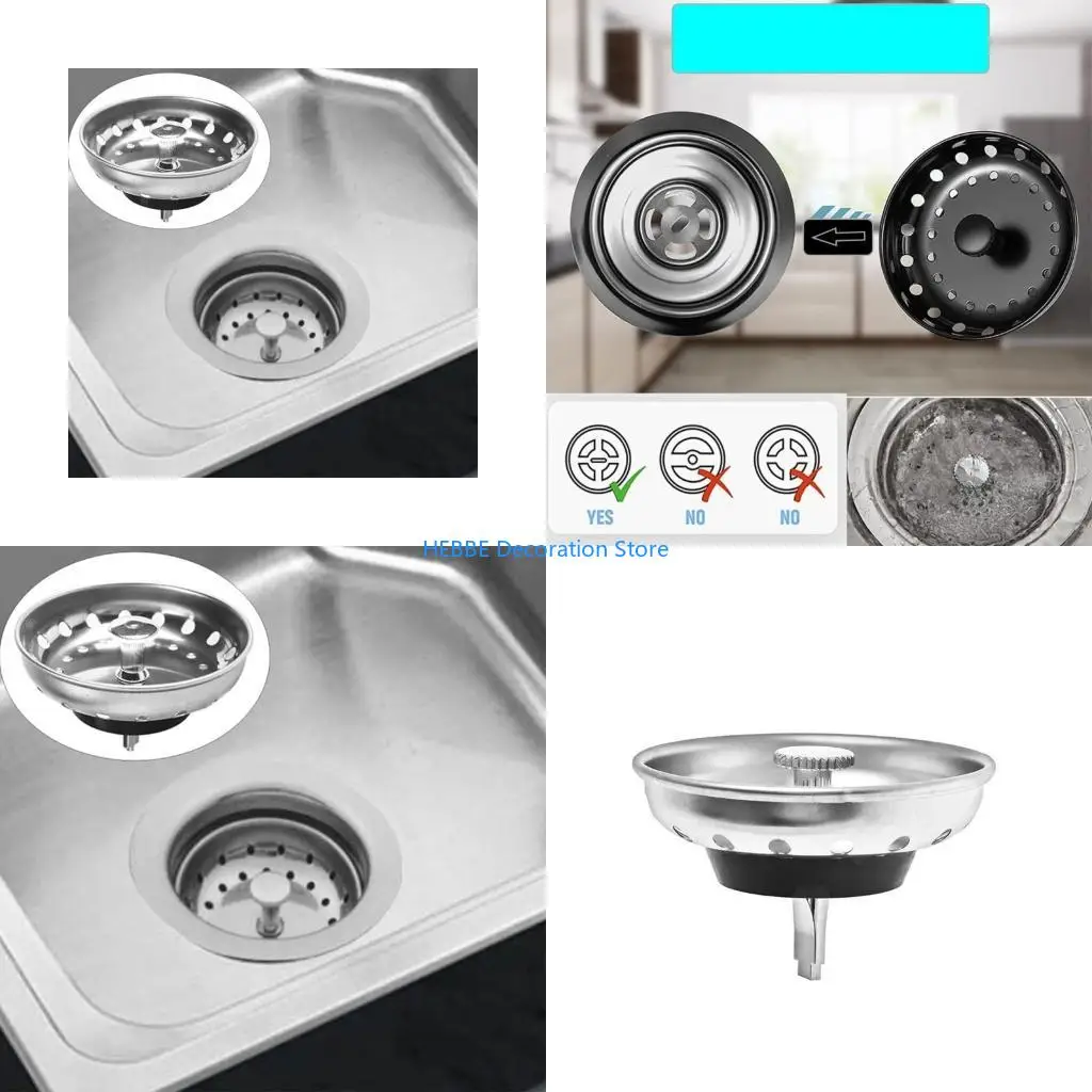 

B0KC Industrial Grade Sink Filter Effective Kitchen Drain Solution Simple Installs