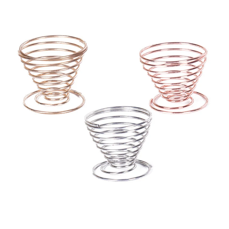 Stainless Steel Boiled Egg Cups Holder 5*5cm Tabletop Cup Kitchen Tools Breakfast Steam Rack Mold For Eggs Poach