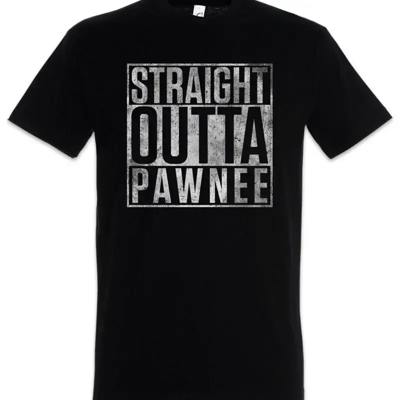 Straight Outta Pawnee T Shirt Parks and Fun Rec Greg Michael Daniels Recreation