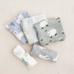 Kangobaby # Mỹ Mềm Mại Đời #60X60 Tất Cả Mùa Đa Năng Cho Bé Yếm 5 Bộ Sơ Sinh Brup Vải bộ