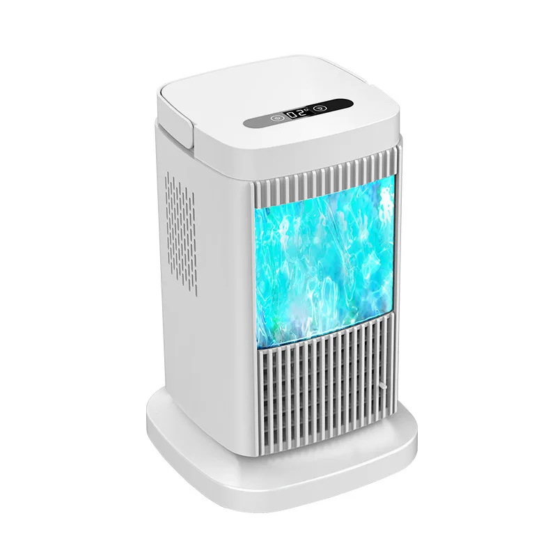 

New Portable Mini Air Conditioner Electric Fan Semiconductor Refrigeration Air Cooler for Room Home Silent Cooling Fan No Water