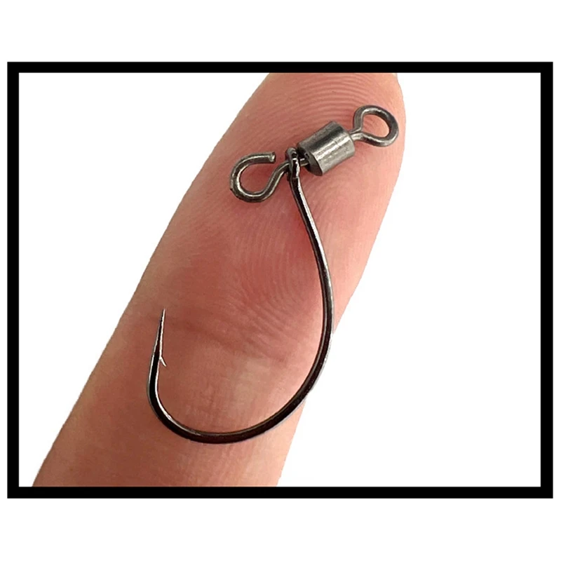 HOT SALE Bait Fishing Reverse Fish Hooks Reinforced Fish Hooks Quick Bait Fish Hooks For Carp, Bass, Perch, Catfish