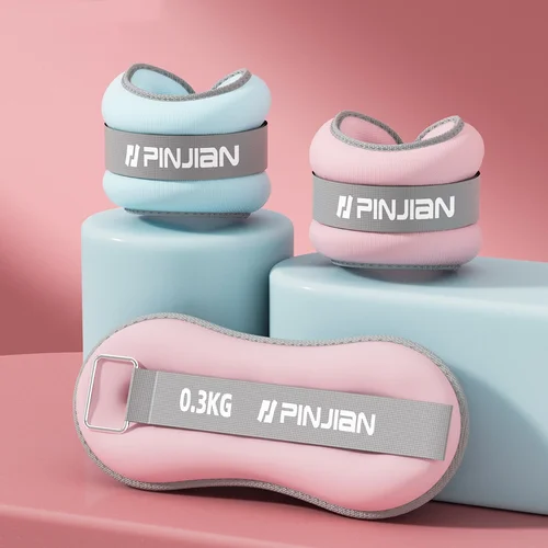 2 uds pesas de tobillo arena suave para Yoga correr gimnasio Fitness entrenamiento corporal antideslizante duradero para hombres y mujeres