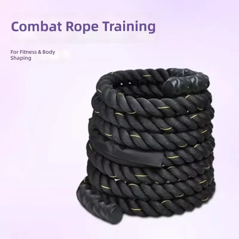 Battle rope ABS material, diameter 25mm length 9m fitness equipment, strength training, tactical fighting, shaping and