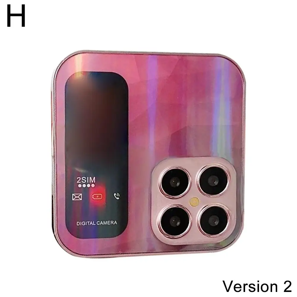 2G I18pro 2,4 "clamshell Telefon Senior Citizens Faltbare Dual SIM Dual Flash Speed Dial Taste Mini Handy für Älteste L2O0