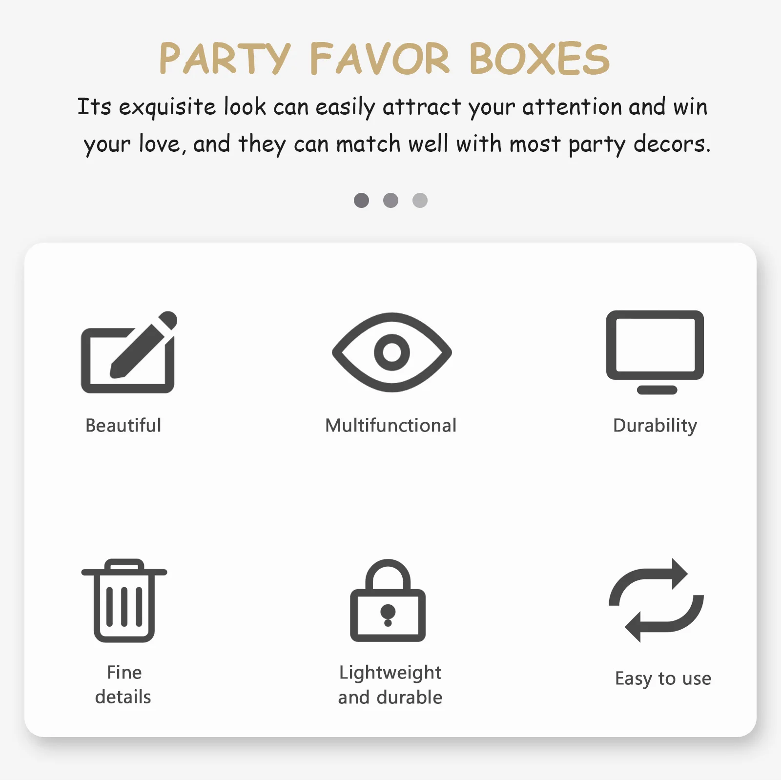 

10Pcs Party Favor Boxes Elegant Small Gift Box for Wedding Favors Candy Containers Vintage Style Favor Boxes for Celebration