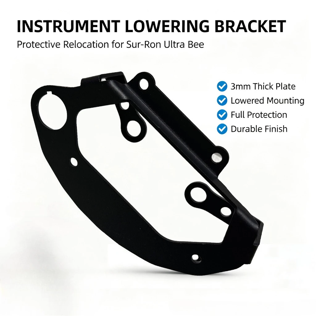 For Surron Ultra Bee Dashboard Lowering Bracket Instrument Protective Guard Electric Motorcycle Dashboard Display Bracket