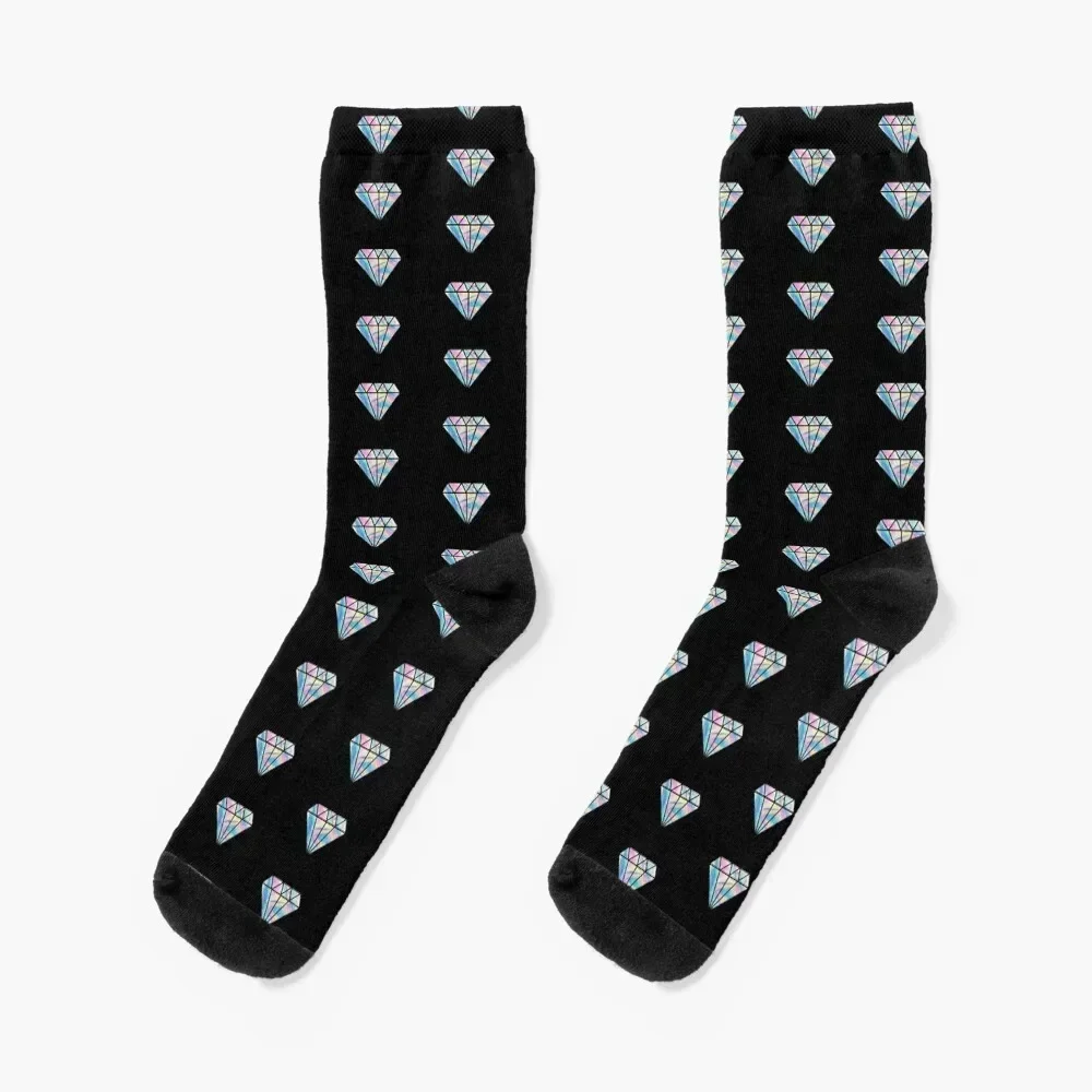 Diamond Socks New year's anti slip football golf Women Socks Men's