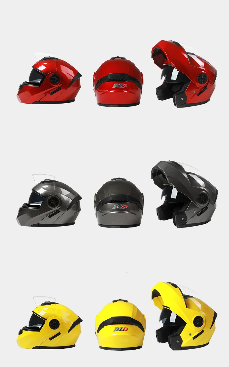 DOT-zugelassener cooler Motorrad-Rennhelm mit doppelter Linse, Integralhelm, Winter, warm, Fahrer, modularer Motorradhelm, Kask Casco – Detail 15