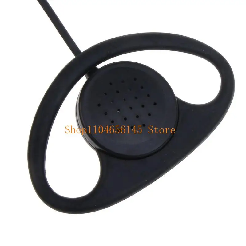 5asd 3.5mm D-shaped Only Earpiece Receive Only Headset Earphone 55cm/21.7-inch