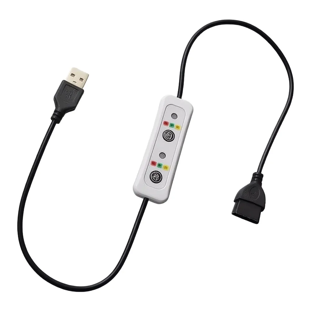 0.6m USB Control Timing Extension Cable With Switch Adapter Pvc Power Tool For Fans,desk Lamps,mobile Phones,power Switch Cable